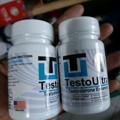 Снимка на опаковки с таблетки Testo Ultra за повишаване на либидото, преглед на лекарството от Уилям от Ливърпул