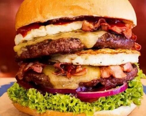 хамбургер като нездравословна храна за потентност